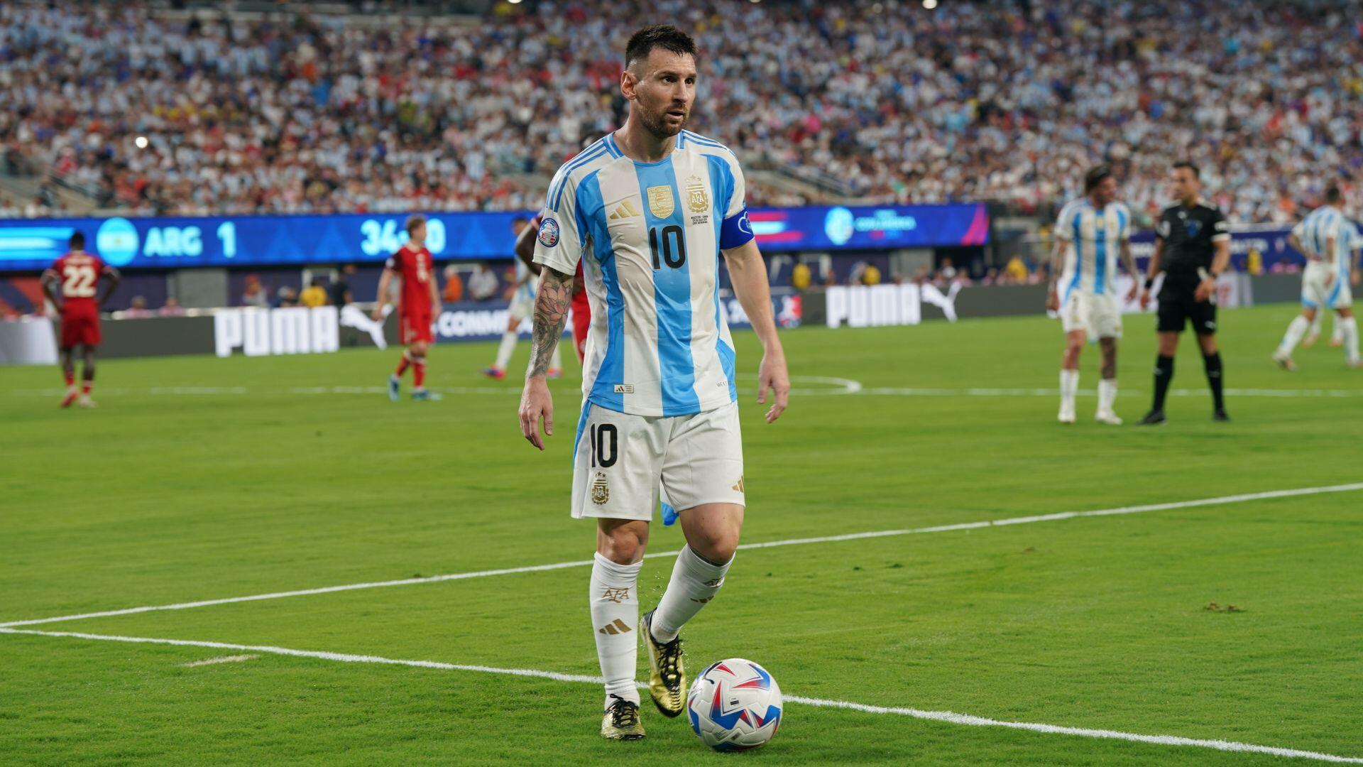 Sem sustos, Argentina vence Canadá com gol de Messi e vai à final da Copa América