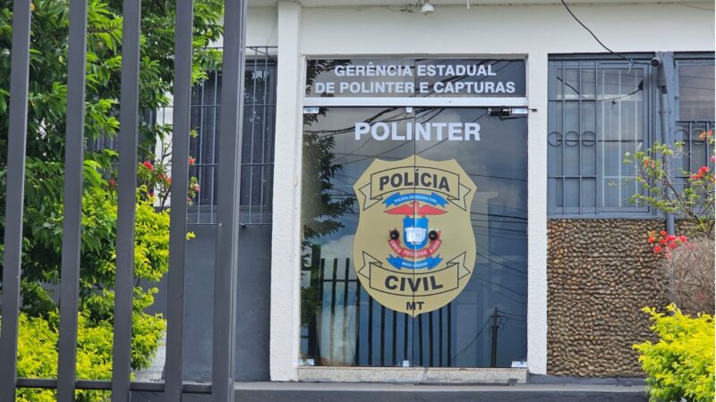 Criminoso condenado a 44 anos por latrocínio é preso pela Polícia Civil em Cuiabá