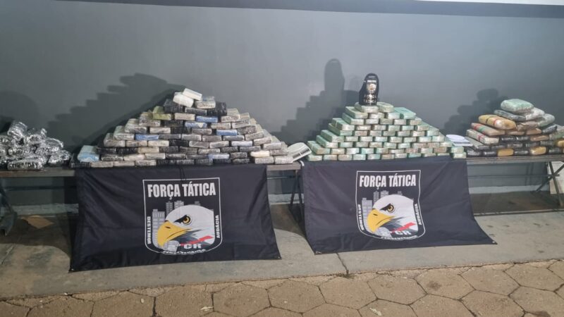 Polícia Militar apreende 270 quilos de entorpecentes em Várzea Grande