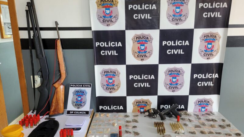 Operação da Polícia Civil contra o crime organizado prende cinco pessoas em Colniza