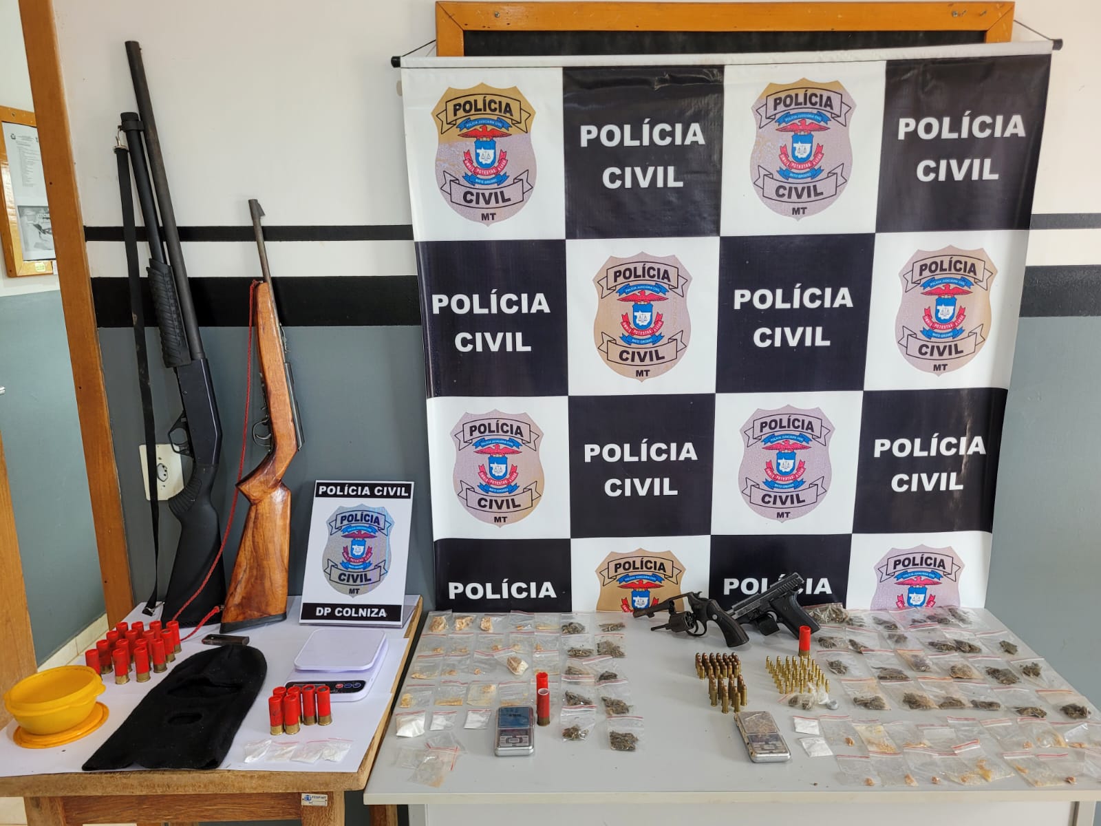 Operação da Polícia Civil contra o crime organizado prende cinco pessoas em Colniza